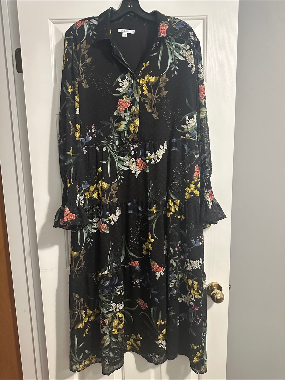Chicos Beautiful Floral Maxi Dress!